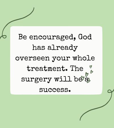 before surgery wishes and prayers