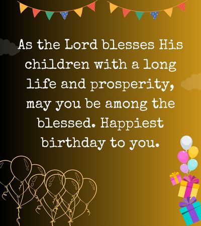 bible birthday wishes for sister