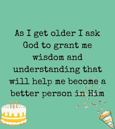 birthday prayer for myself