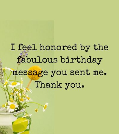 birthday wishes appreciation