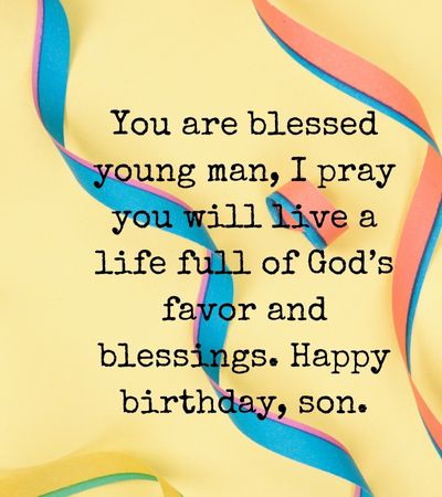 blessing birthday wishes for son