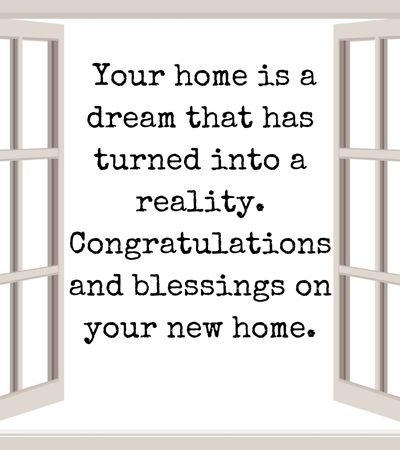 blessings on your new home