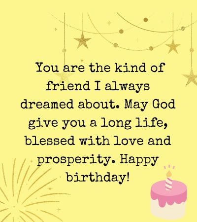 christian birthday wishes for best friend