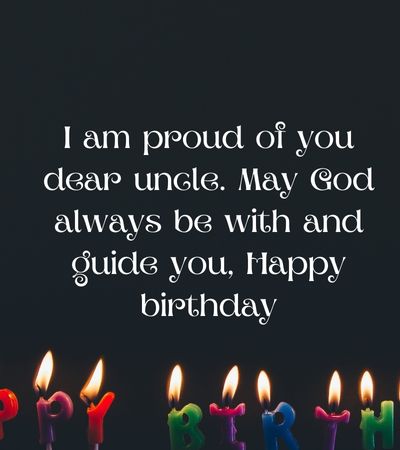 christian birthday wishes for uncle