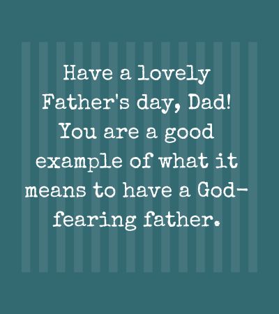 christian fathers day messages