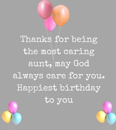 christian happy birthday wishes for aunty