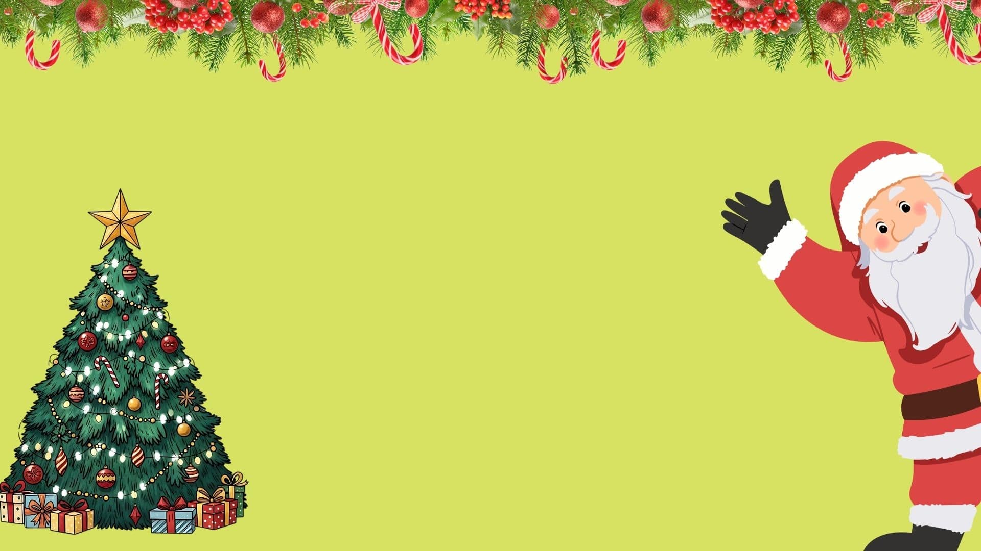 christmas background with santa