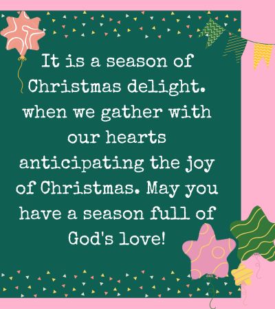 christmas card messages christian