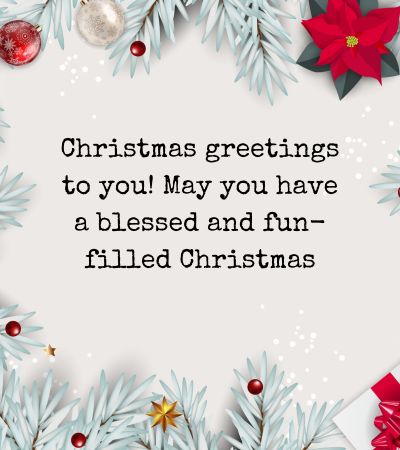 christmas greetings client