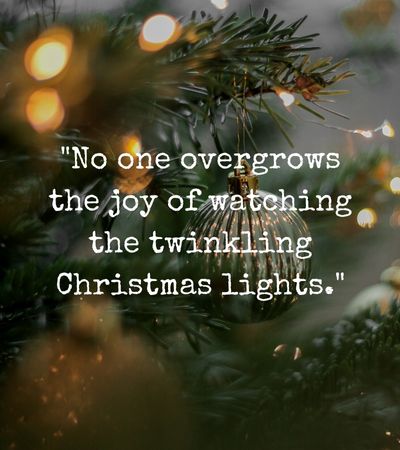 christmas sayings about lights
