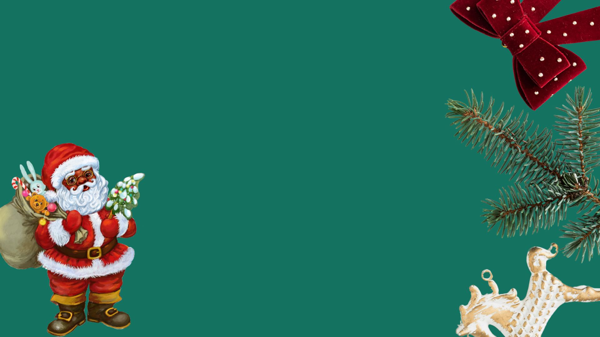 christmas wallpaper santa