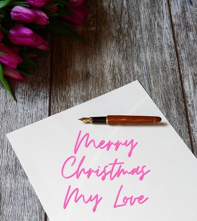 cute christmas letter to boyfriend