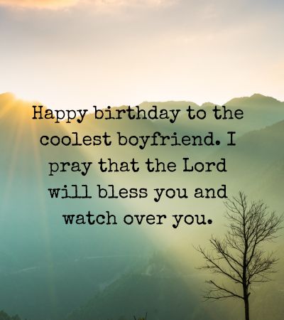 godly birthday wishes for boyfriend