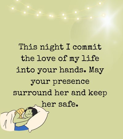 good night prayer for my girlfriend