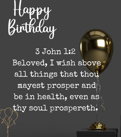 happy birthday message to a spiritual leader bible verse