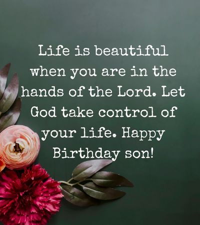 happy birthday son christian quotes