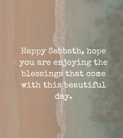 happy sabbath