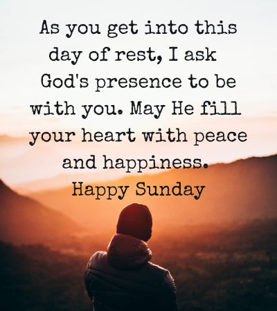happy sunday prayer