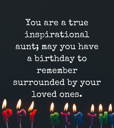 heart touching birthday wishes for aunt from niece
