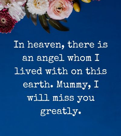 heart touching quotes for dead mother