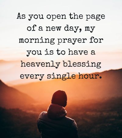 morning prayer quotes for him