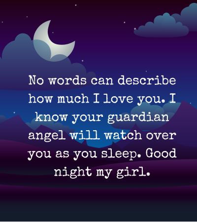 religious good night message for her