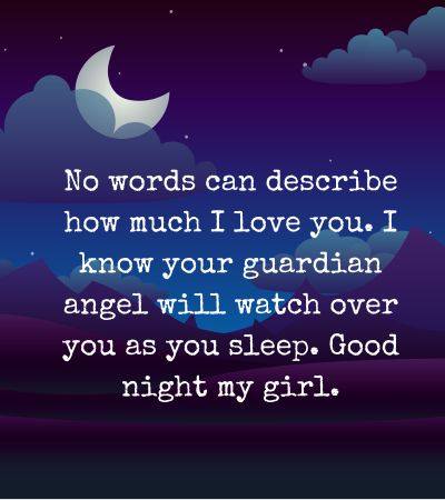 religious good night message for her