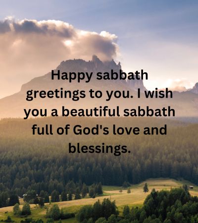 sabbath greetings and blessings