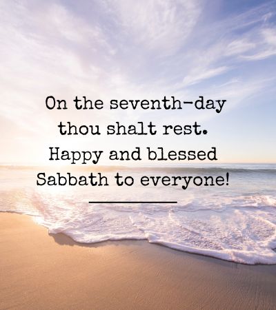 sabbath wishes