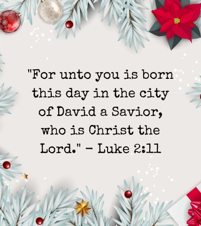 short christmas bible verses for preschoolers