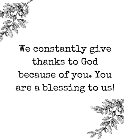 spiritual thank you message