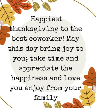 thanksgiving wishes for work colleagues