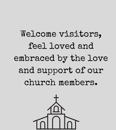 welcome quotes for church service