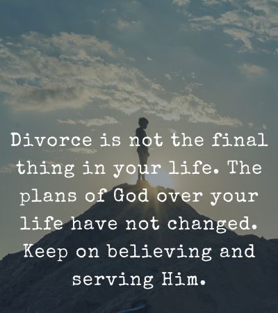 what to say to someone going through a divorce christian